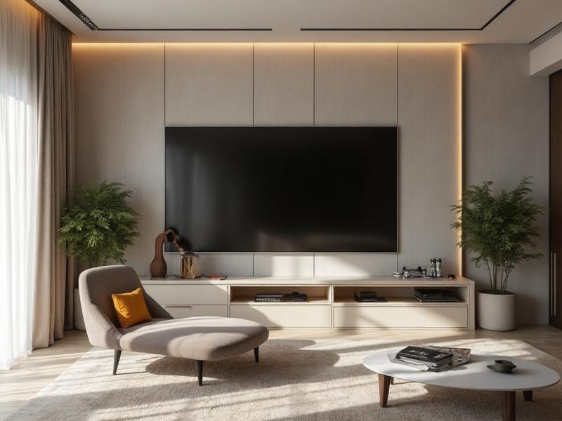 Modern Living Room Installation